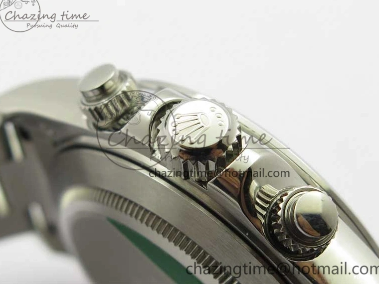 MiroTime 0319 TechFriendly Daytona 116520 SS UBF Best Edition Ice Blue MOP Crystal Markers Dial on SS Bracelet A 2938